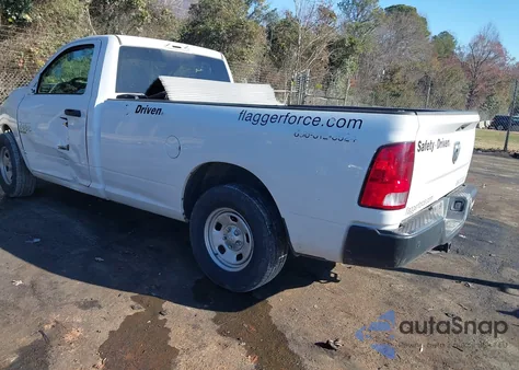 2021 Ram 1500 Classic Tradesman 4X2 8' Box из США, поврежденный, VIN 3C6JR6DG4MG614014